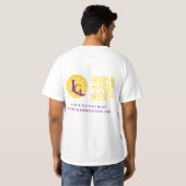 Ihr Firmenlogo QN-Code T-Shirt (Schwarz voll)