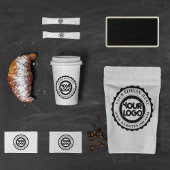 Ihr Firmenlogo Runder Aufkleber