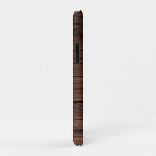 Ihr Firmenlogo Rustic Wood Vertikal Case-Mate iPhone Hülle (Hinten/Rechts)