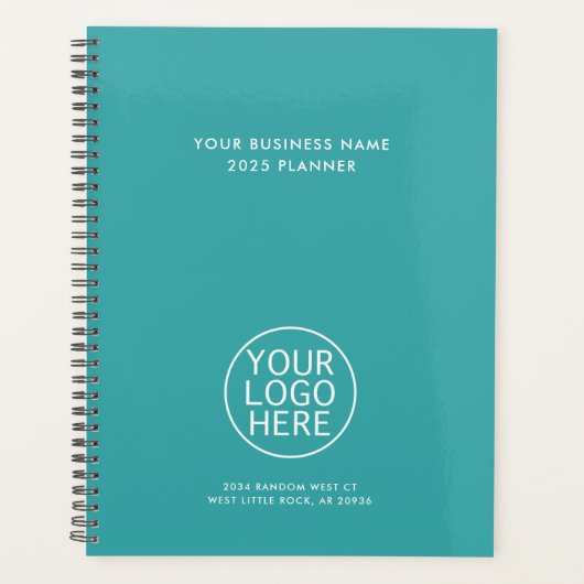 Ihr Firmenlogo Schlichte Unternehmensmitarbeiter 2 Planer (Vorderseite)