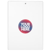 Ihr Firmenlogo, Slogan, Website Klemmbrett (Rückseite)