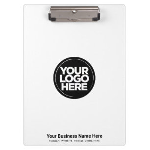 Ihr Firmenlogo, Slogan, Website Klemmbrett