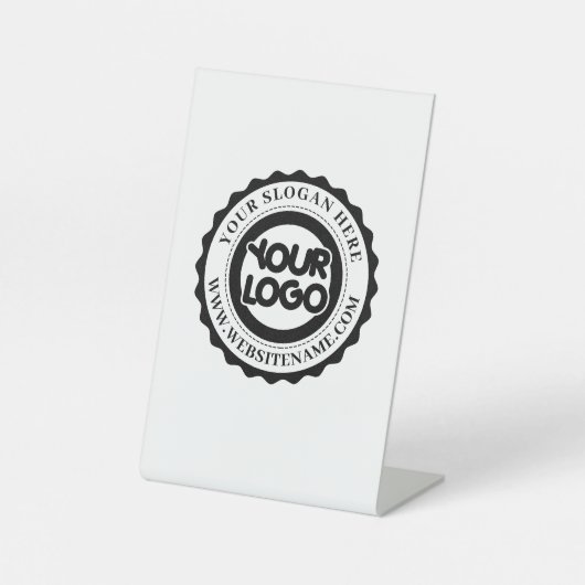 Ihr Firmenlogo Sockelschild (Vorderseite)