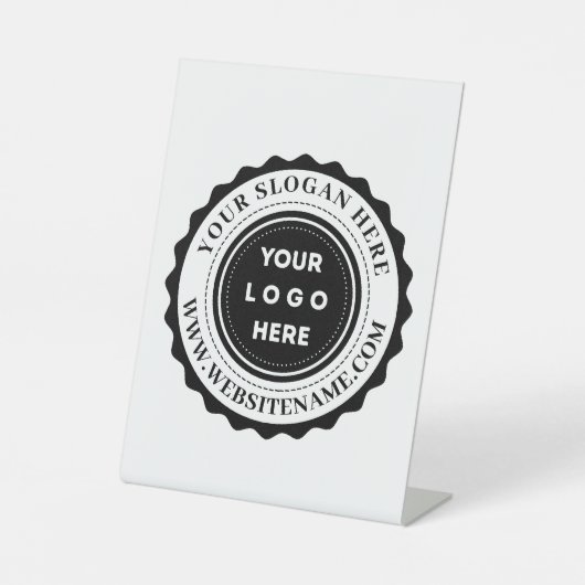 Ihr Firmenlogo Sockelschild (Vorderseite)