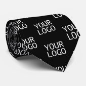 Ihr Firmenlogo | Stilvolles Halbschrittmuster Krawatte (Gerollt)