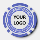 Ihr Firmenlogo Text Branded Poker Chips Beispiel (Rückseite)