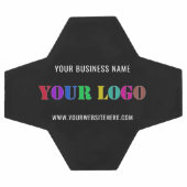 Ihr Firmenlogo Text Fußball Ball wählen Farben aus (Flach)