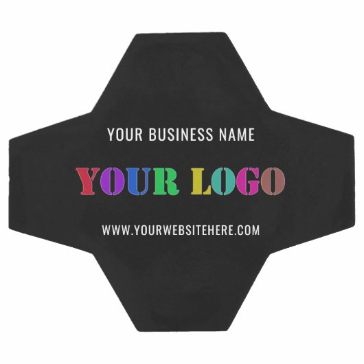 Ihr Firmenlogo Text Fußball Ball wählen Farben aus (Flach)