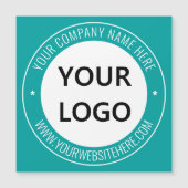 Ihr Firmenlogo Text Magnetkarte (Vorderseite)