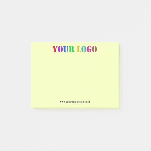 Ihr Firmenlogo und benutzerdefinierte Post-it®-Anm Post-it Klebezettel (Vorderseite)