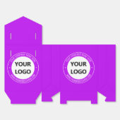 Ihr Firmenlogo und benutzerdefinierte Textfavorisi Geschenkschachtel (Ungefaltet)