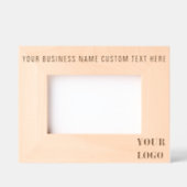 Ihr Firmenlogo und benutzerdefinierte Textformate Geätzte Rahmen (Vorderseite)