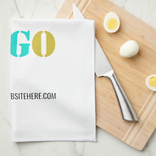 Ihr Firmenlogo und benutzerdefiniertes Küchentuch (Viertel Falte)