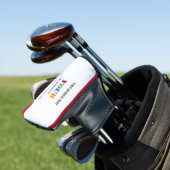 Ihr Firmenlogo und die benutzerdefinierte Text-Gol Golf Headcover (In Situ)