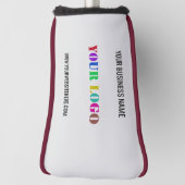 Ihr Firmenlogo und die benutzerdefinierte Text-Gol Golf Headcover (Rotieren 90)
