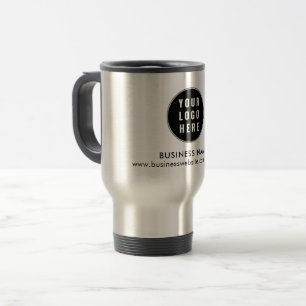 Ihr Firmenlogo und Firmenwebsite - Benutzerdefinie Reisebecher