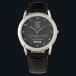 Ihr Firmenlogo und Ihr eigener Text Armbanduhr<br><div class="desc">Diese Uhr ist das perfekte Zubehör für Ihre Marke. Das elegante Design des Logos zeichnet sich durch seine herausragende Darstellung aus und macht es zu einem stilvollen Werbemittel für Ihr Unternehmen. Egal, ob Sie sich mit Kunden treffen, eine Konferenz besuchen oder einfach nur Ihren Tag verbringen, diese Uhr wird Ihr...</div>