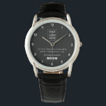 Ihr Firmenlogo und Ihr eigener Text Armbanduhr<br><div class="desc">Diese Uhr ist das perfekte Zubehör für Ihre Marke. Das elegante Design des Logos zeichnet sich durch seine herausragende Darstellung aus und macht es zu einem stilvollen Werbemittel für Ihr Unternehmen. Egal, ob Sie sich mit Kunden treffen, eine Konferenz besuchen oder einfach nur Ihren Tag verbringen, diese Uhr wird Ihr...</div>