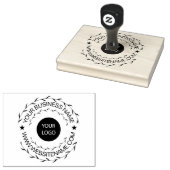 Ihr Firmenlogo und Ihr eigener Text Gummistempel (Stempel)