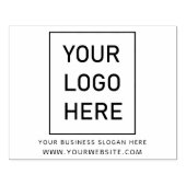 Ihr Firmenlogo und Ihr eigener Text Gummistempel (Prägung)