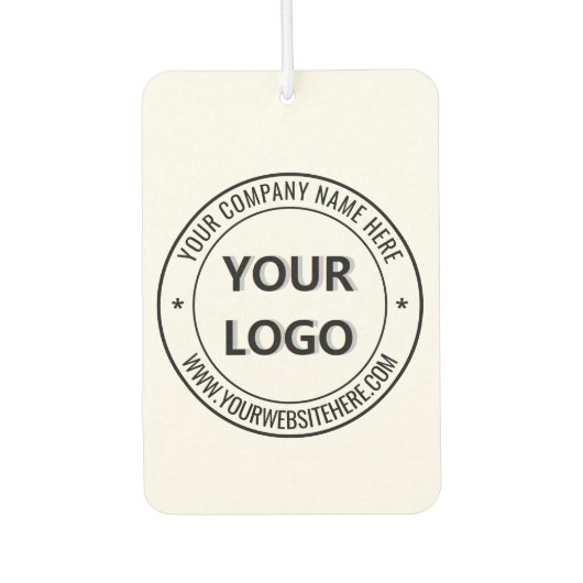 Ihr Firmenlogo und Ihr Freshener für benutzerdefin Autolufterfrischer (Vorderseite)