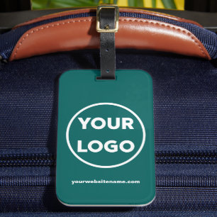 Ihr Firmenlogo und Ihre Business-Website auf Aquam Gepäckanhänger