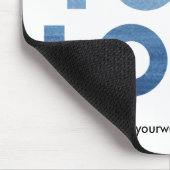Ihr Firmenlogo und Ihre Business-Website oder Ihr Mousepad (Ecke)