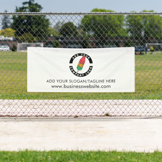 Ihr Firmenlogo und Ihre Firmenwebsite Banner (Insitu)