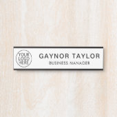 Ihr Firmenlogo und Ihre Mitarbeiter individuell Türschild (Vorderseite )