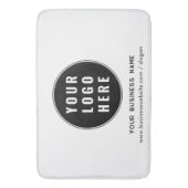 Ihr Firmenlogo und Ihre Website Badematte (Vorderseite Vertikal)