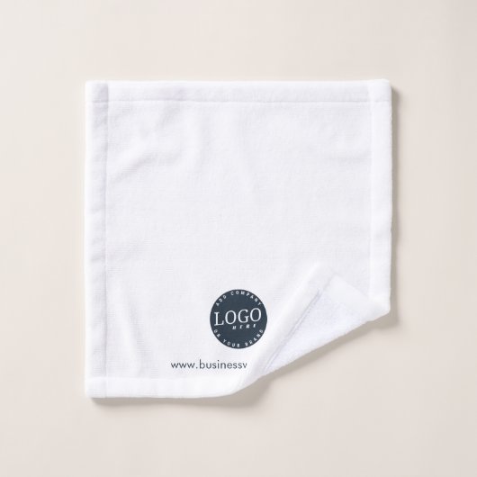 Ihr Firmenlogo und Ihre Website Badhandtuch Set (Waschlappen)