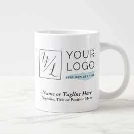 Ihr Firmenlogo und individuelle Details Jumbo-Tasse