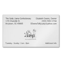 Ihr Firmenlogo und Informationen 8-Linien Magnetic Magnetische Visitenkarte