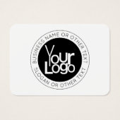 Ihr Firmenlogo und moderner, einfacher, bearbeitba (Vorderseite)