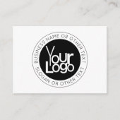 Ihr Firmenlogo und moderner, einfacher, bearbeitba Begleitkarte (Vorderseite)