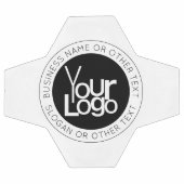 Ihr Firmenlogo und moderner, einfacher, bearbeitba Fußball (Flach)