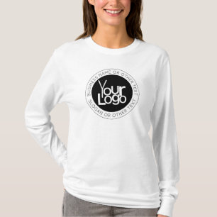Ihr Firmenlogo und moderner, einfacher, bearbeitba T-Shirt