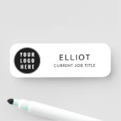 Ihr Firmenlogo und Name der Mitarbeiter des Untern Namensschild (Beispiel)