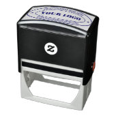 Ihr Firmenlogo und Oval-Briefmarke Permastempel (Produkt)
