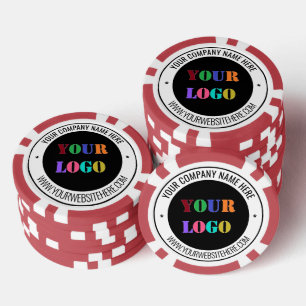 Ihr Firmenlogo und Poker-Chips Pokerchips