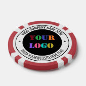 Ihr Firmenlogo und Poker-Chips Pokerchips (Einzeln)