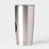 Ihr Firmenlogo und Tagline-Werbeaktion Thermobecher (Links)