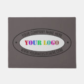 Ihr Firmenlogo und Text-Geschäftsunterlage Fußmatte (Vorderseite)