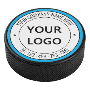 Ihr Firmenlogo und Text Hockey-Puckvorlage Eishockey Puck