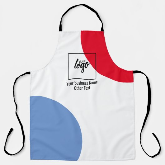 Ihr Firmenlogo und Text Schürze (Vorderseite)