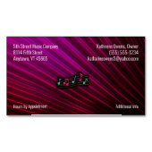 Ihr Firmenlogo und Unternehmensinformationen Neonu Magnetische Visitenkarte (Vorderseite)