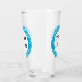 Ihr Firmenlogo und Vorlage für benutzerdefiniertes Glas (Links)