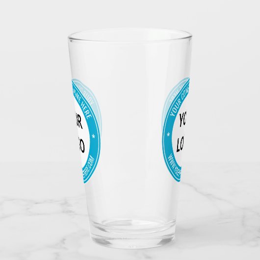 Ihr Firmenlogo und Vorlage für benutzerdefiniertes Glas (Links)