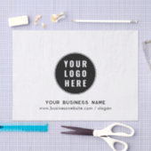 Ihr Firmenlogo und Website-Marketing Seidenpapier (Handwerk)