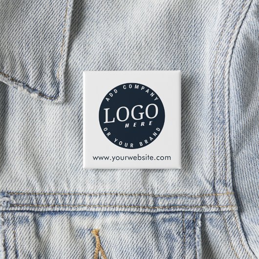 Ihr Firmenlogo und Website-spezifische Werbeaktion Button